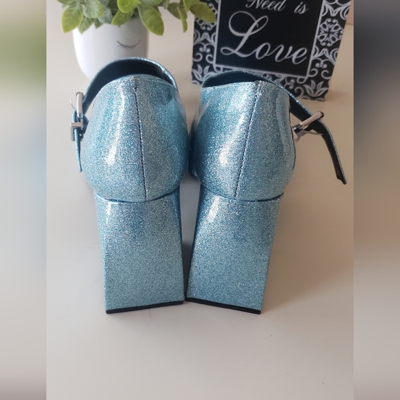 GB2-Night Glitter Mary Jane Platform Pumps - Picture 3 of 3